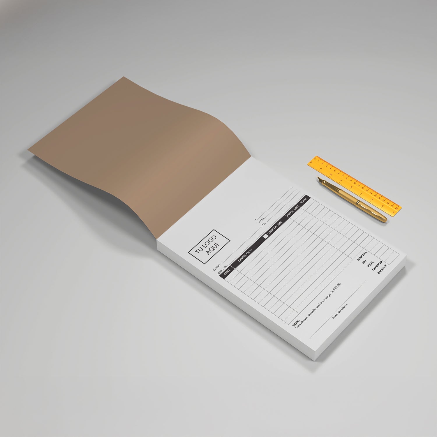 Libretas de Recibo Personalizadas